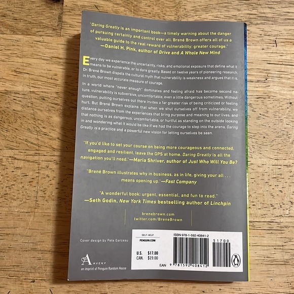 Daring Greatly by Brene Brown - Picture 2 of 3